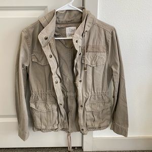 Women's khaki jacket, size S